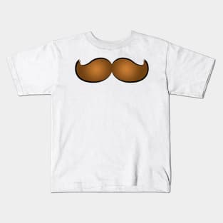 mustache red Kids T-Shirt